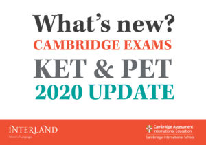Lee más sobre el artículo CAMBIOS EN LOS EXÁMENES DE CAMBRIDGE KET Y PET 2020
